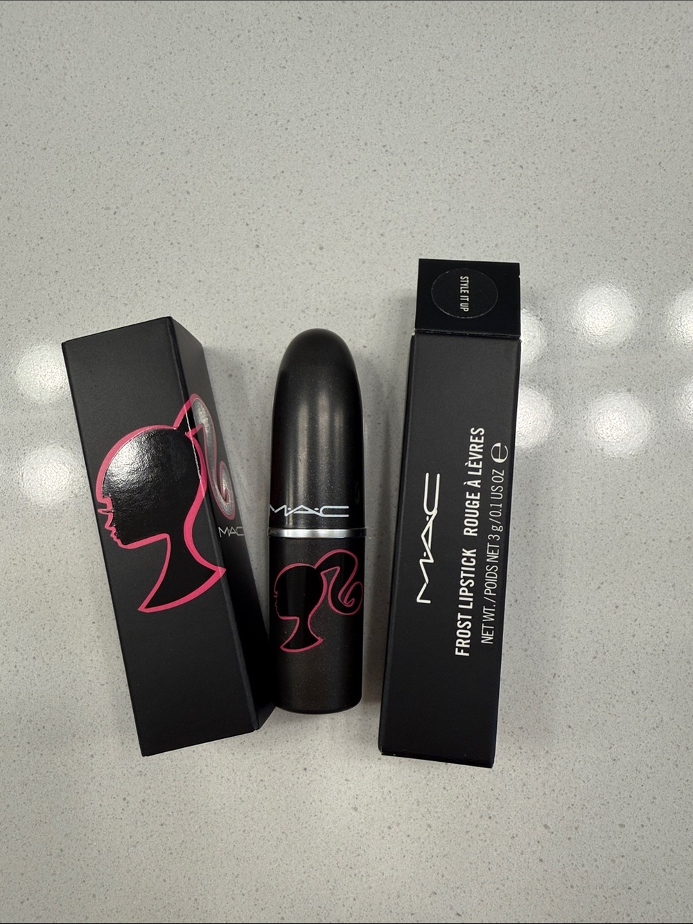 MAC Cosmetics Barbie Frost Lipstick “Style It Up”- Limited Edition NIB RARE